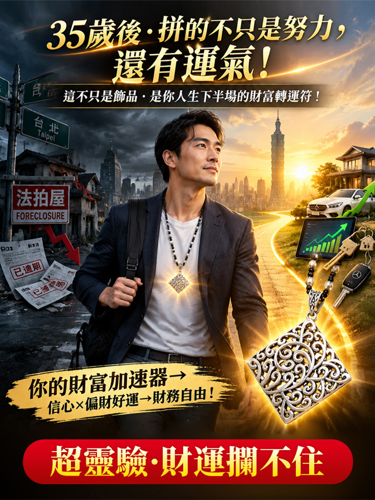 【四方來財】古法純銀吸財吊墜｜擋小人·破財局·逆轉財運