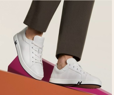 Hermes☆Men's スニーカーKID "キッド" ホワイト_パリ発