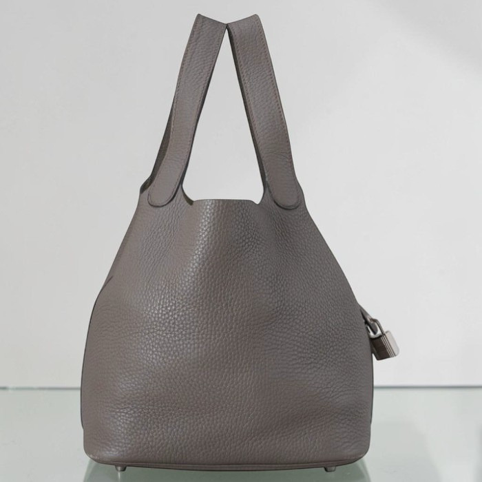 【Hermes】ピコタンロック 22 MM グレー シルバー金具・中古