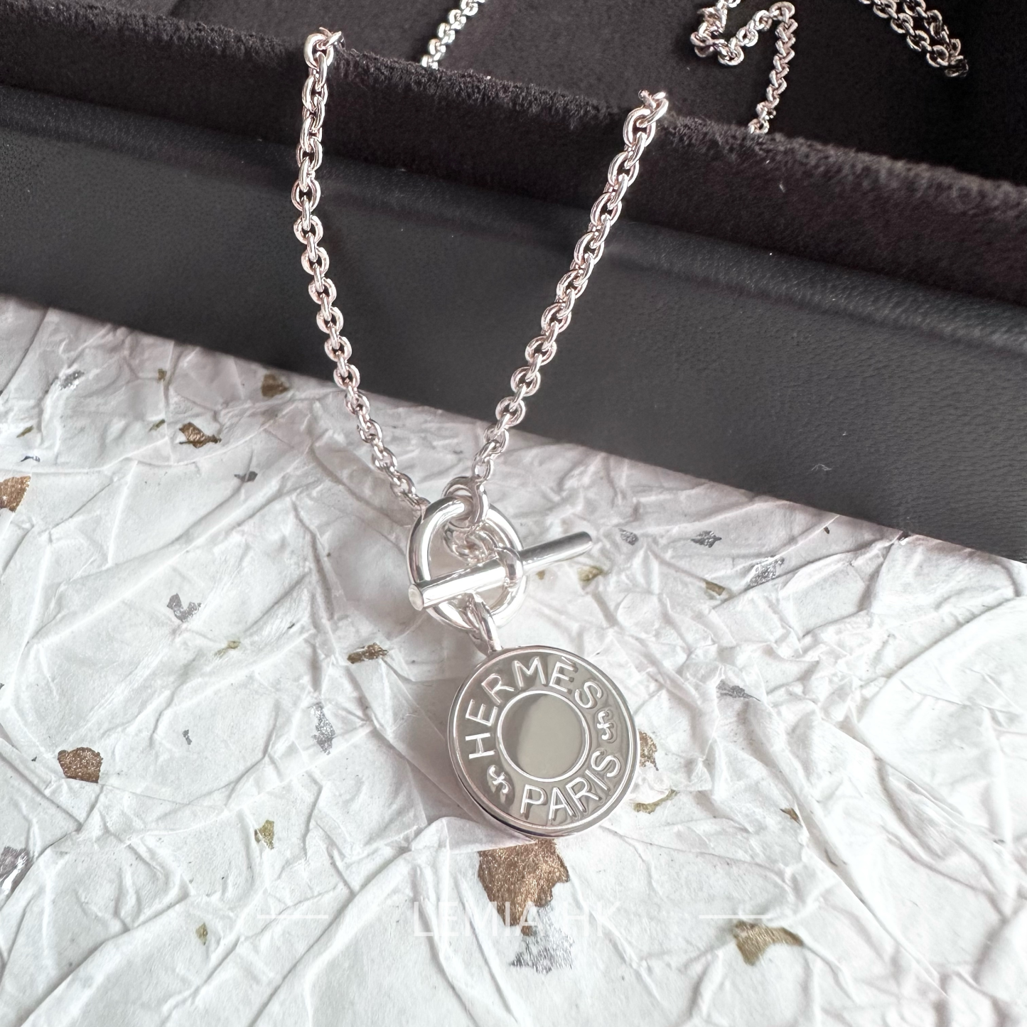 【人気オシャレ】■HERMES Ex-Libris Amulets ペンダント