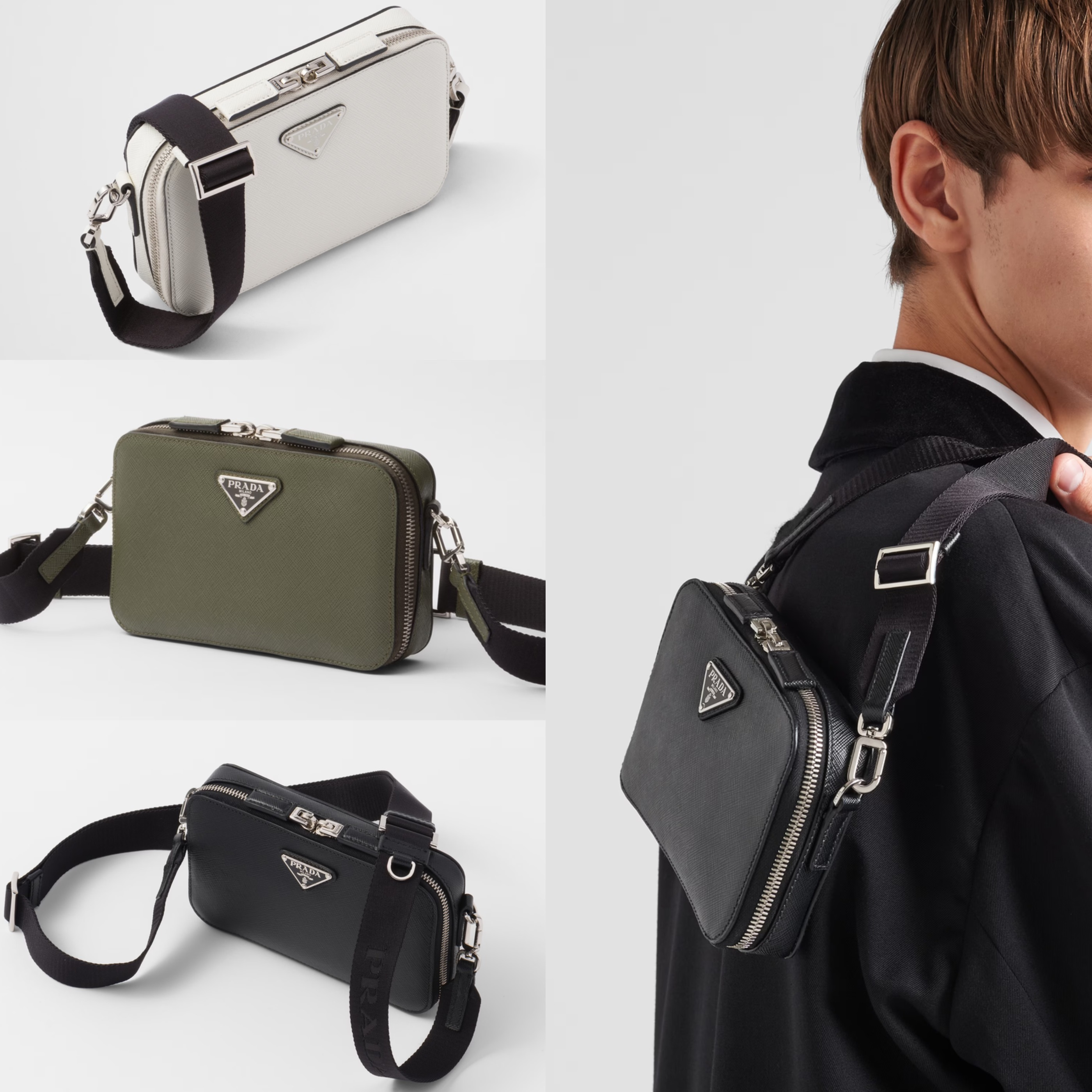 PRADA【入手困難】 ブリック★サフィアーノレザー バッグ★