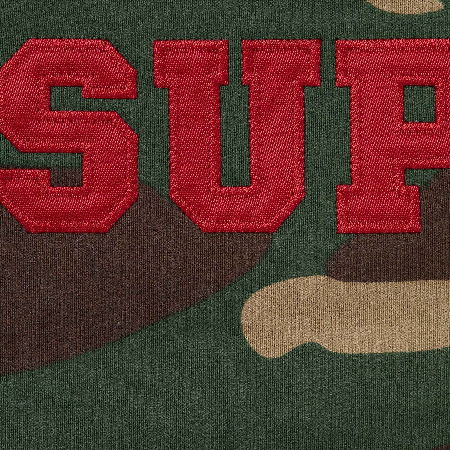 【Supreme】Collegiate Applique Zip Up Hooded Sweatshirt