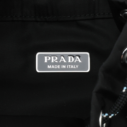 ★送料関税込★PRADA スピードロック Re-Nylon xレザー ポーチ