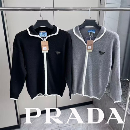 【ベーシックライン】PRADA ウールカーディガン