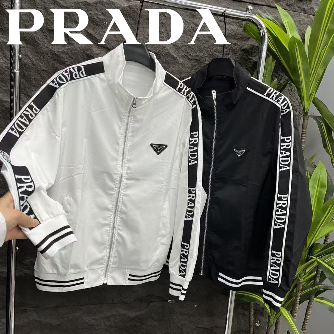 【PRADA】 プラダ メンズジャケット 三角ロゴ
