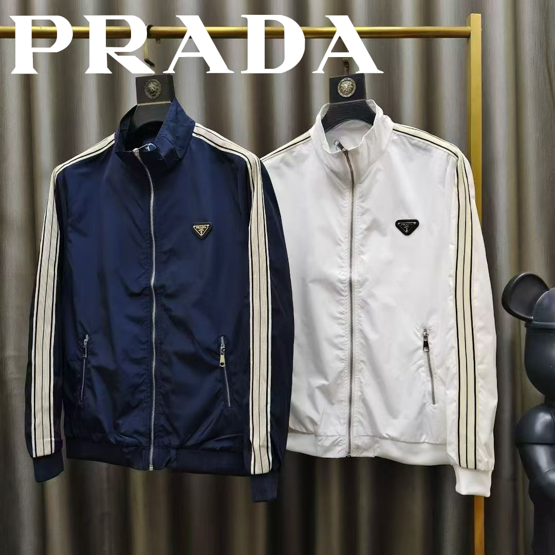 【PRADA】26ss 三角ロゴ ジャケット