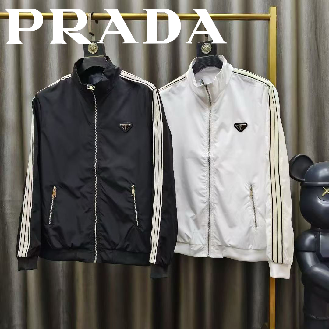 【PRADA】26ss 三角ロゴ ジャケット