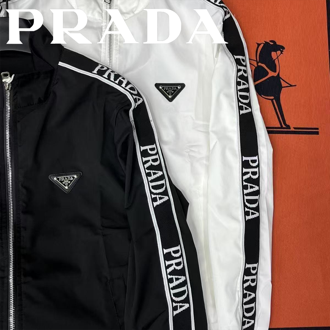 【PRADA】 プラダ メンズジャケット 三角ロゴ