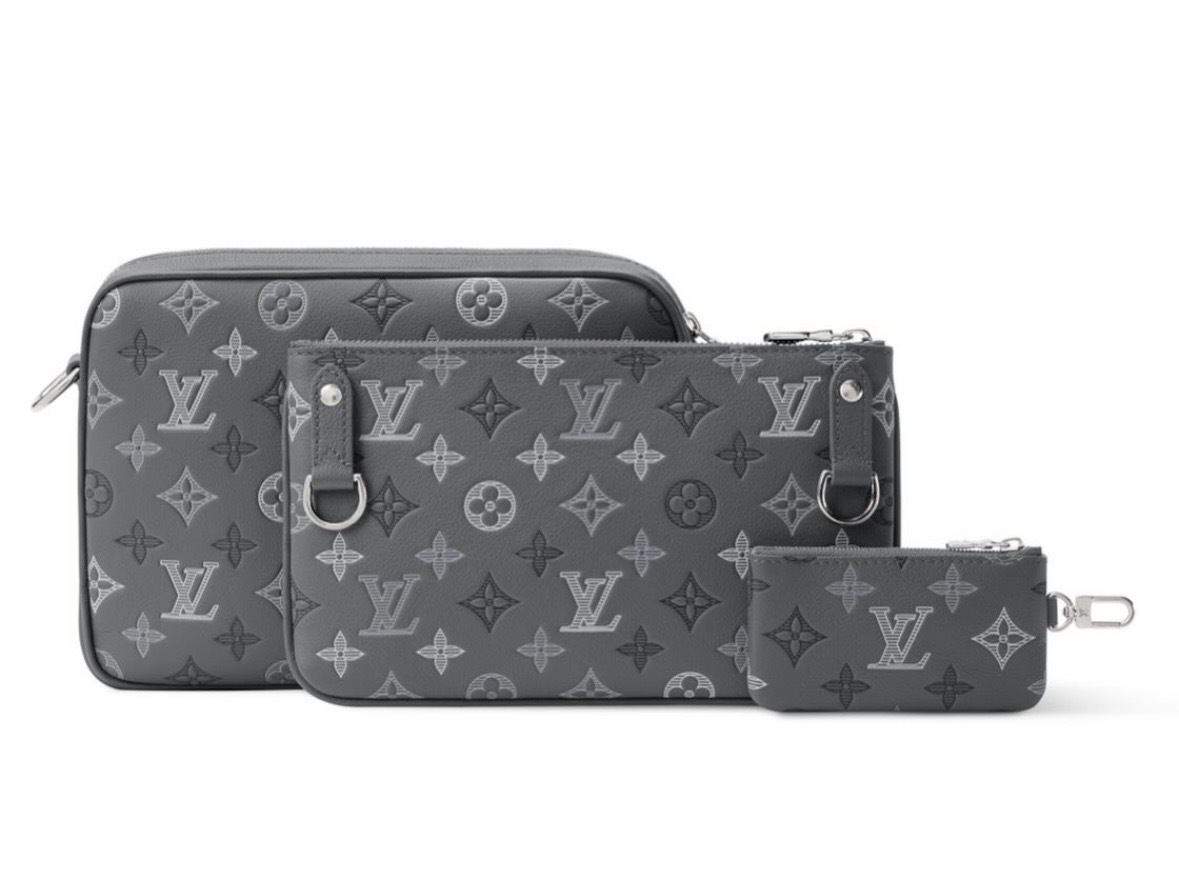 【新★注目の上品グレー】LOUIS VUITTON★Trio Messenger バック