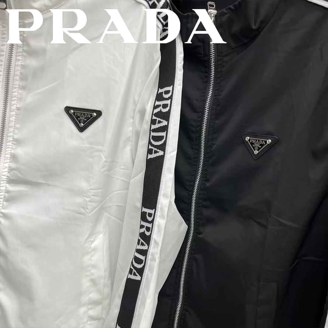 【PRADA】 プラダ メンズジャケット 三角ロゴ