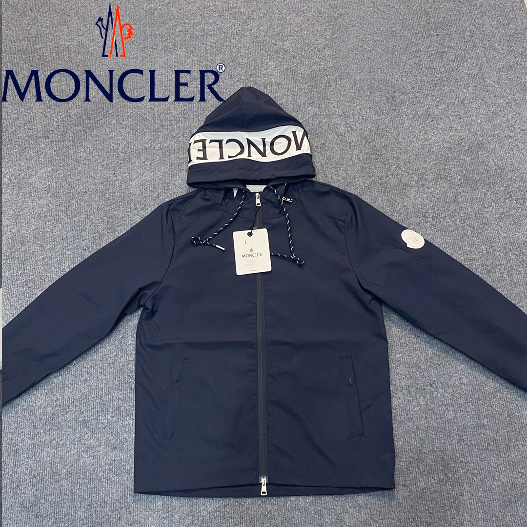 【2026 新作】MONCLER モンクレール 刺繍ロゴ ジャケット メンズ 高級アウター