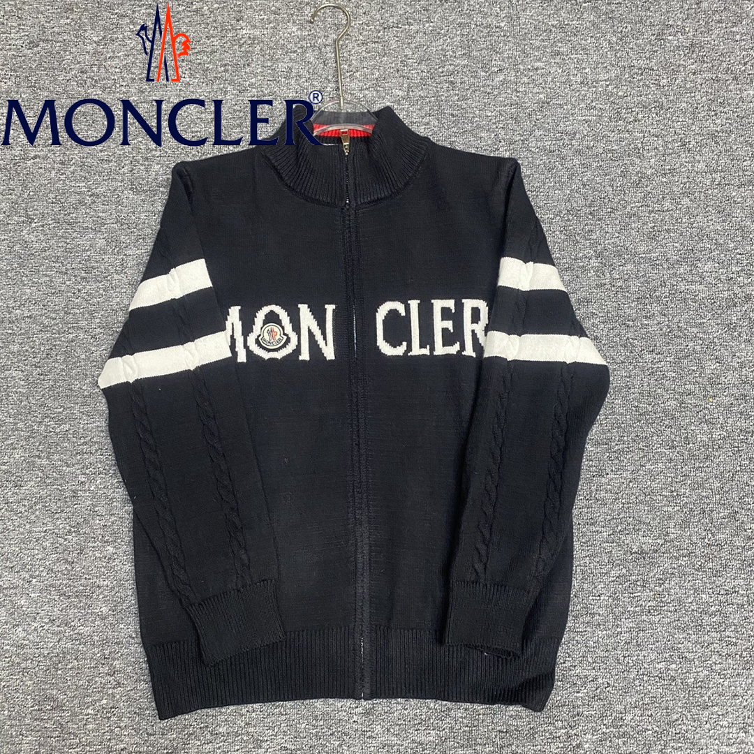 【2026 新作】MONCLER モンクレール スタンドカラーニットジャケット ユニセックス 男女兼用アウター