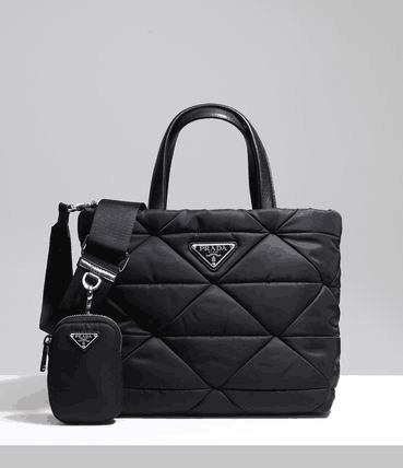 関税負担なし☆PRADA プラダ パデッドナイロン トートバッグ