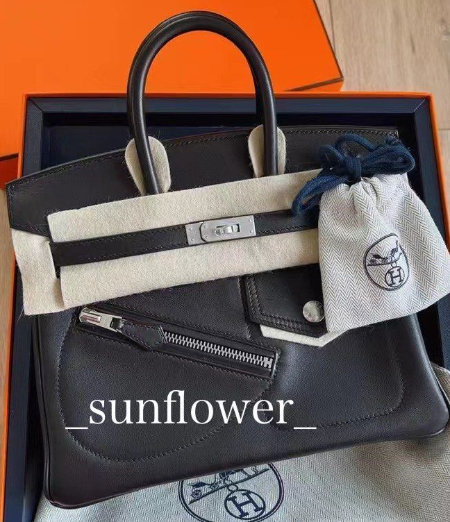 エルメス バーキンロック25cm ノワール/S金具