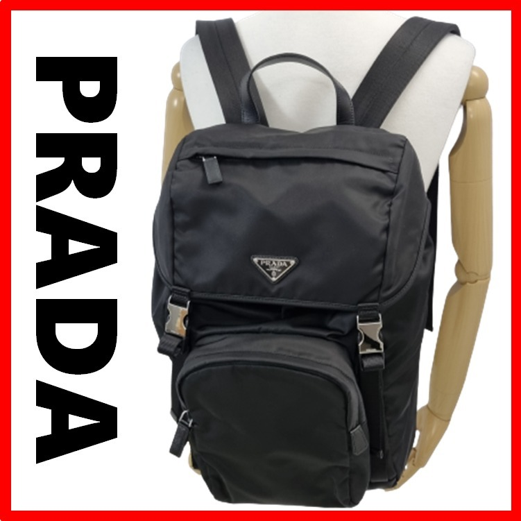 ★韓国の人気★【PRADA】★Re Nylon バックパッ.ク★正規品★