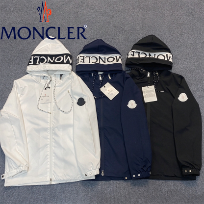 【2026 新作】MONCLER モンクレール 刺繍ロゴ ジャケット メンズ 高級アウター