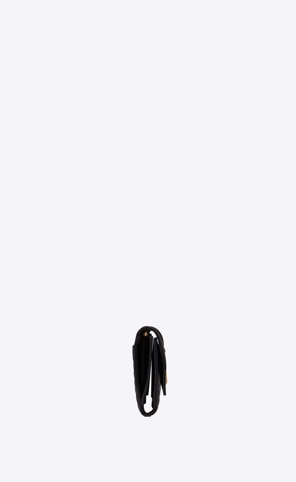 MONOGRAM短いMIXMATELASSÉグレインエンボス革財布