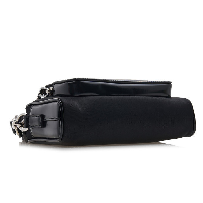 ♦PRADA♦Re-Nylon ブラッシュドレザークロスバッグ