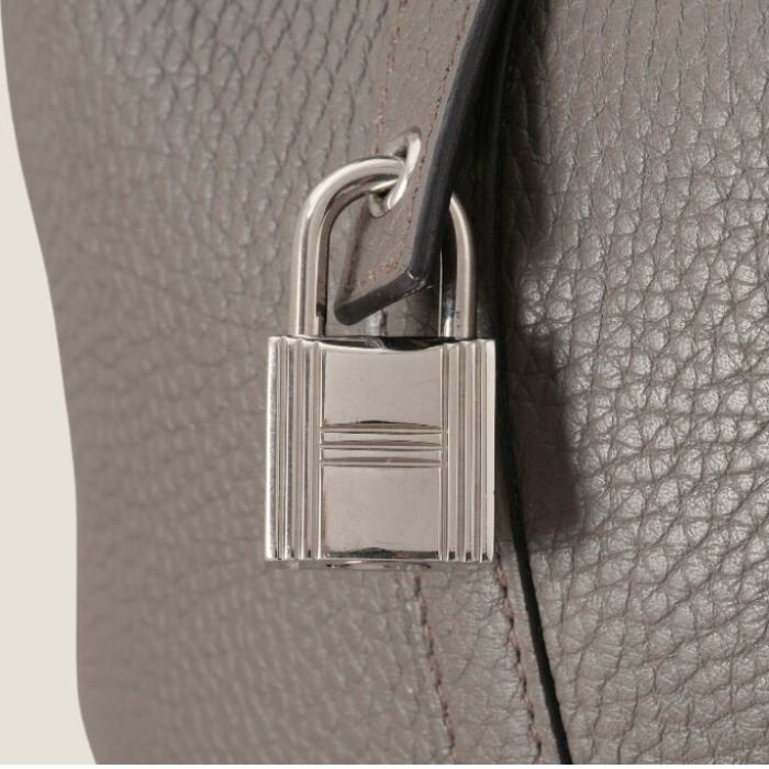 【Hermes】ピコタンロック 22 MM グレー シルバー金具・中古