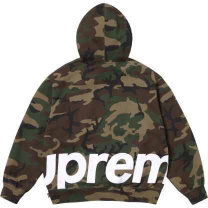 【Supreme】Big Logo Zip Up Hooded Sweatshirt