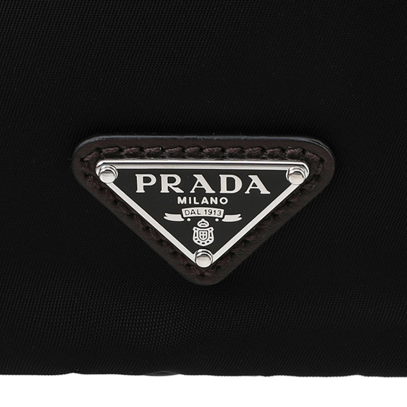★送料関税込★PRADA スピードロック Re-Nylon xレザー ポーチ