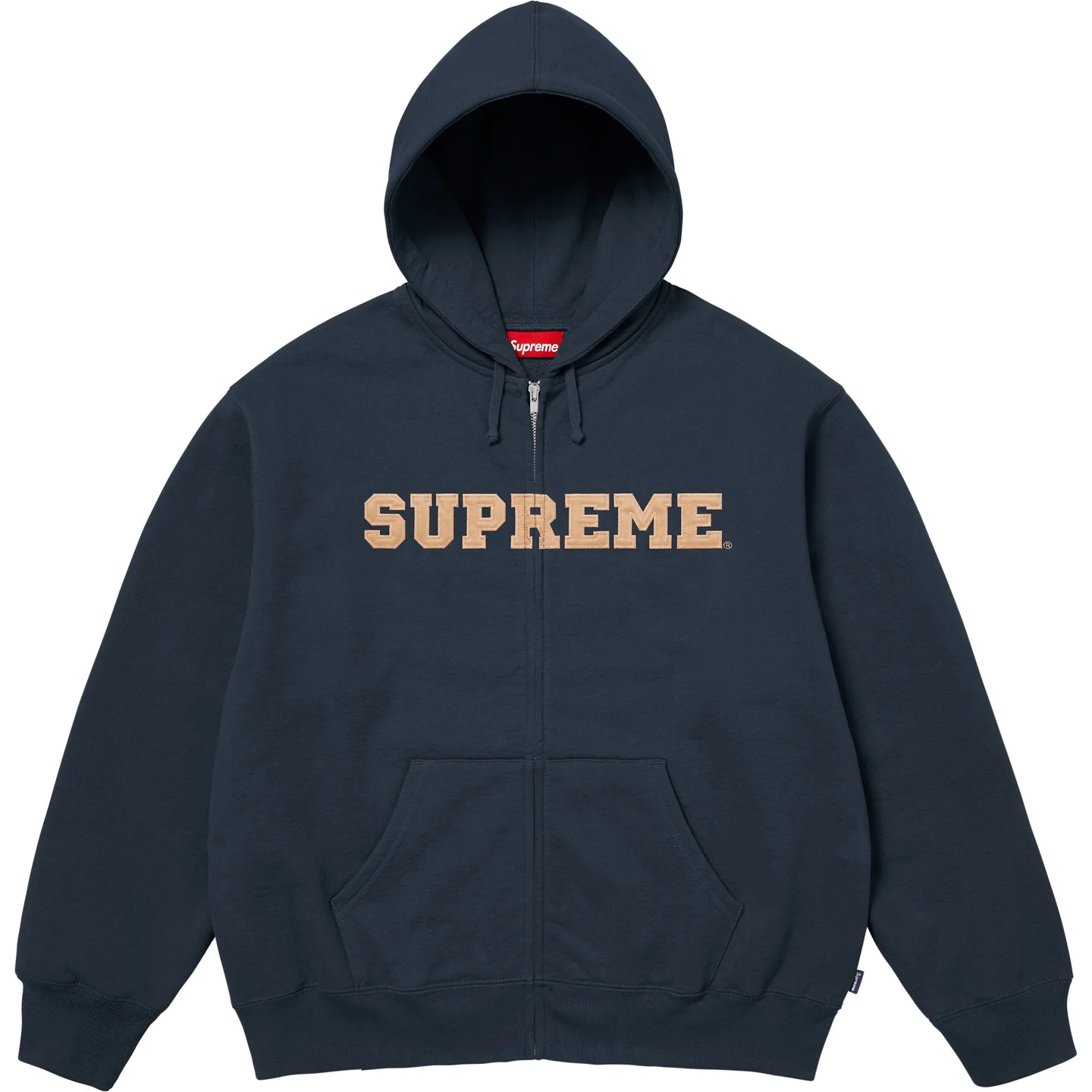 【Supreme】Collegiate Applique Zip Up Hooded Sweatshirt