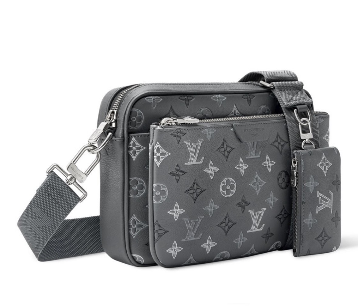 【新★注目の上品グレー】LOUIS VUITTON★Trio Messenger バック