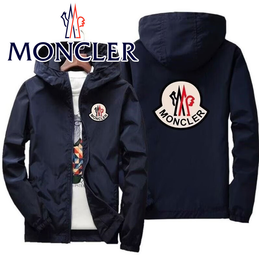 ★送料関税込★MONCLER ロゴパッチ ウィンドブレーカー