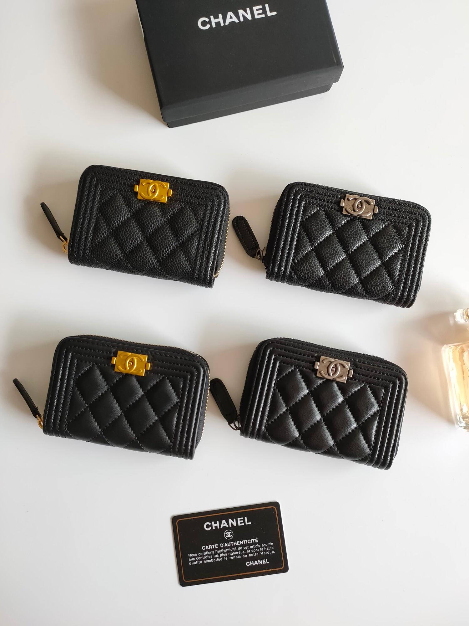 CHANEL☆BOY CHANEL ジップ ウォレット