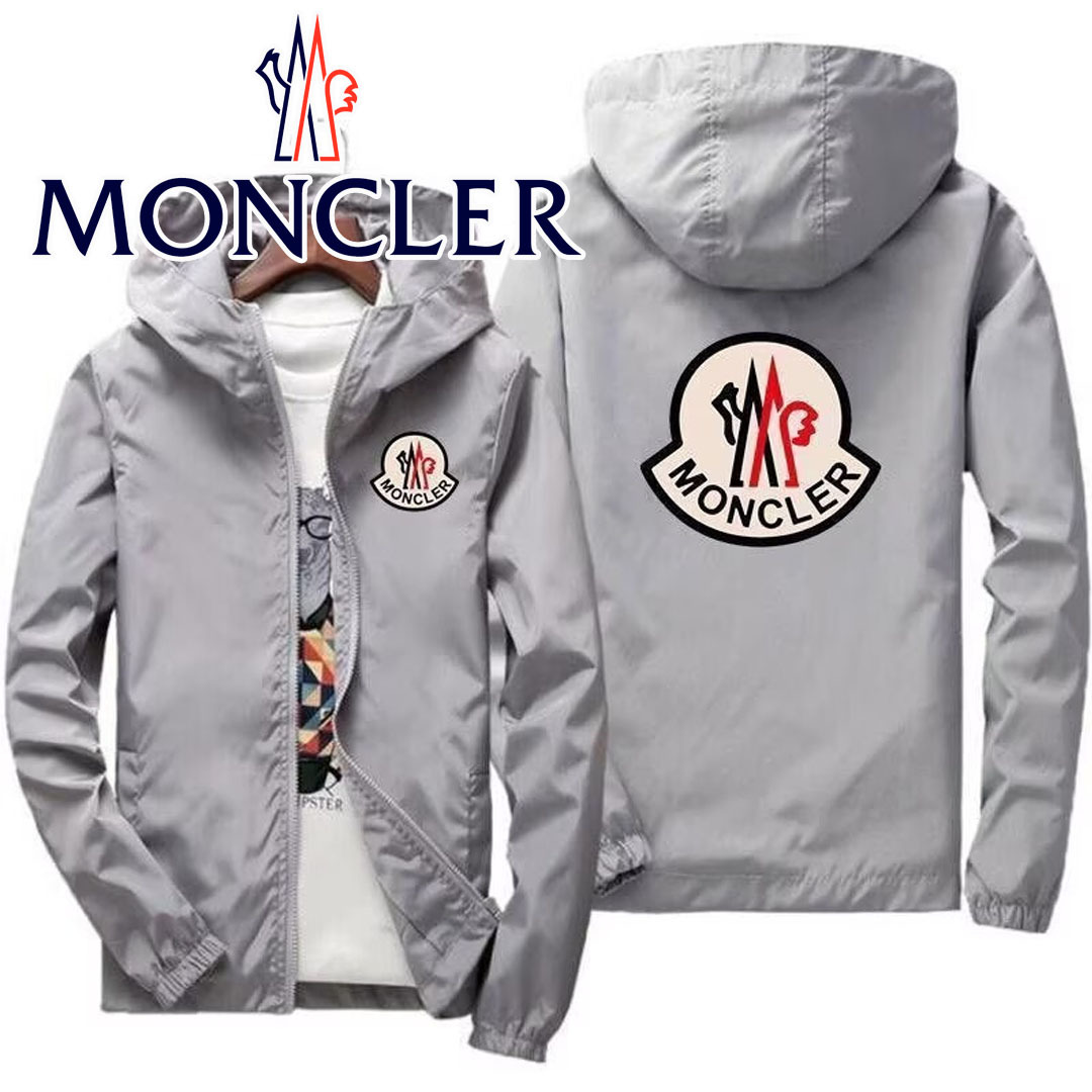 ★送料関税込★MONCLER ロゴパッチ ウィンドブレーカー