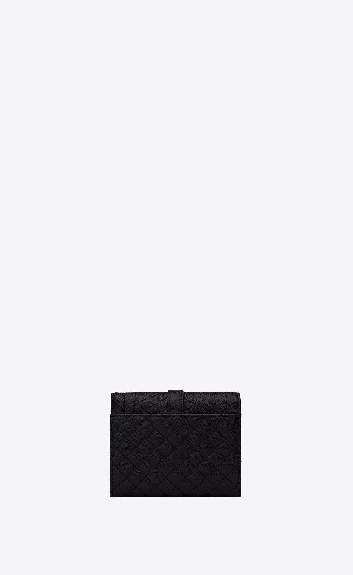 MONOGRAM短いMIXMATELASSÉグレインエンボス革財布