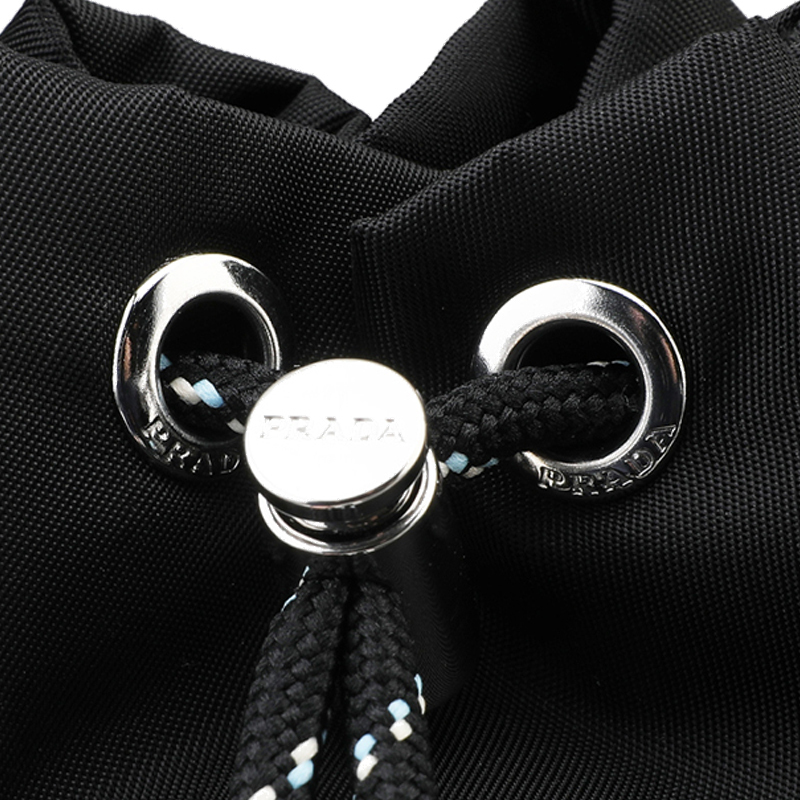 ★送料関税込★PRADA スピードロック Re-Nylon xレザー ポーチ