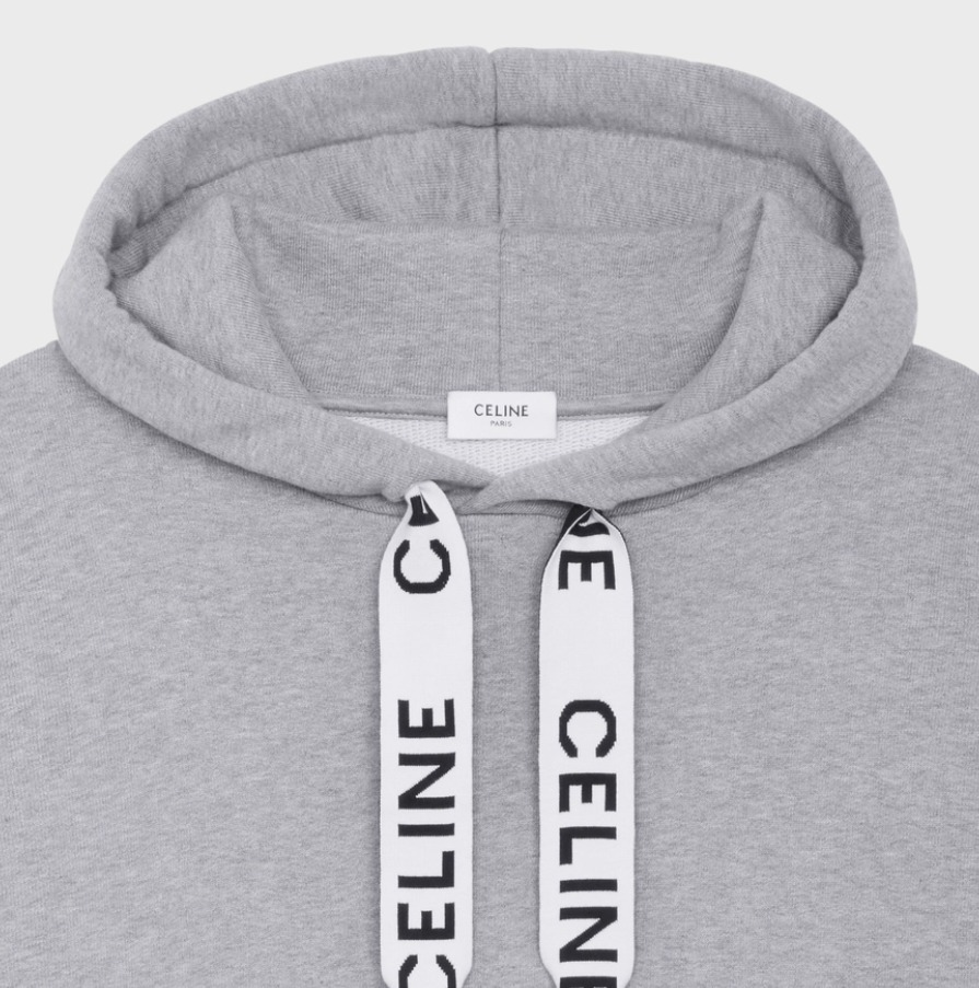 CELINE ルーズ パーカー フーディー / コットンフリース 3色展開