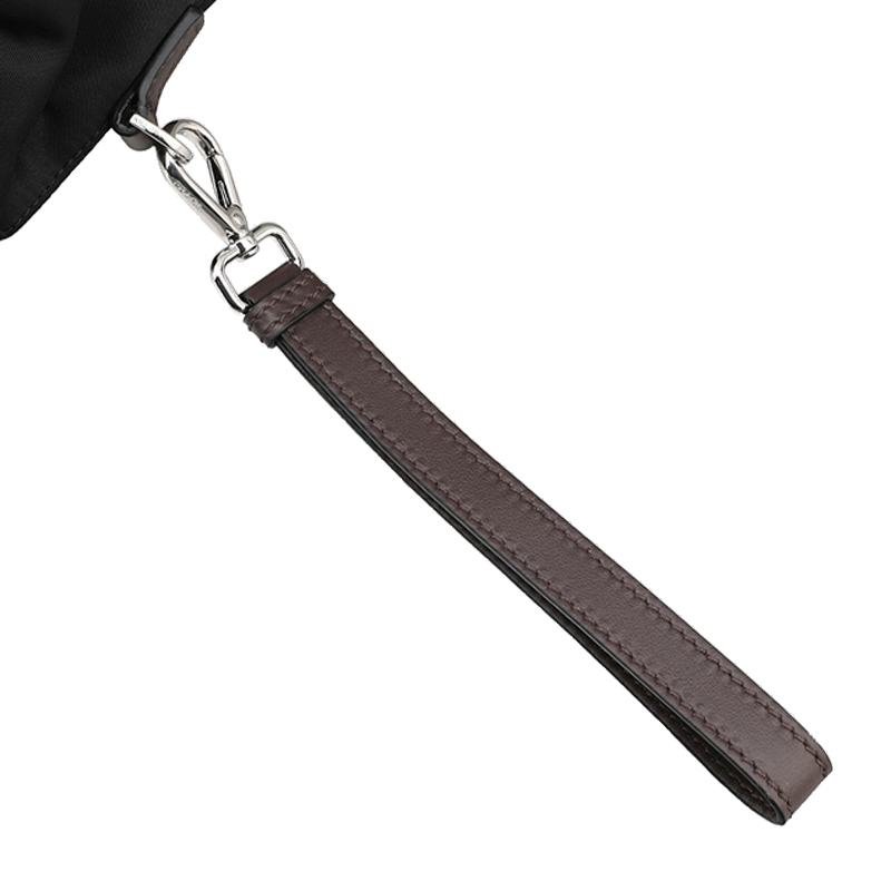 ★送料関税込★PRADA スピードロック Re-Nylon xレザー ポーチ