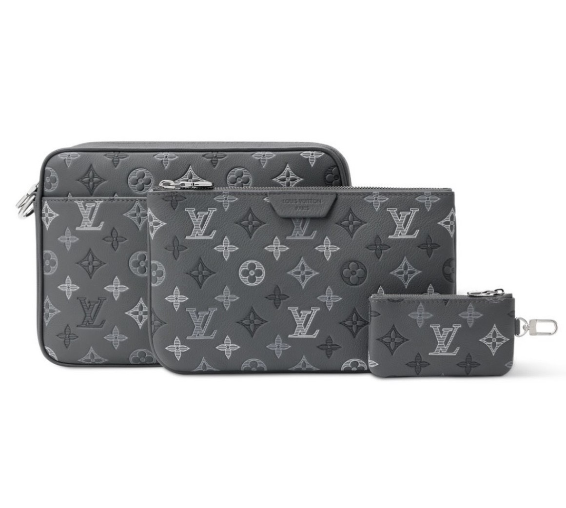 【新★注目の上品グレー】LOUIS VUITTON★Trio Messenger バック