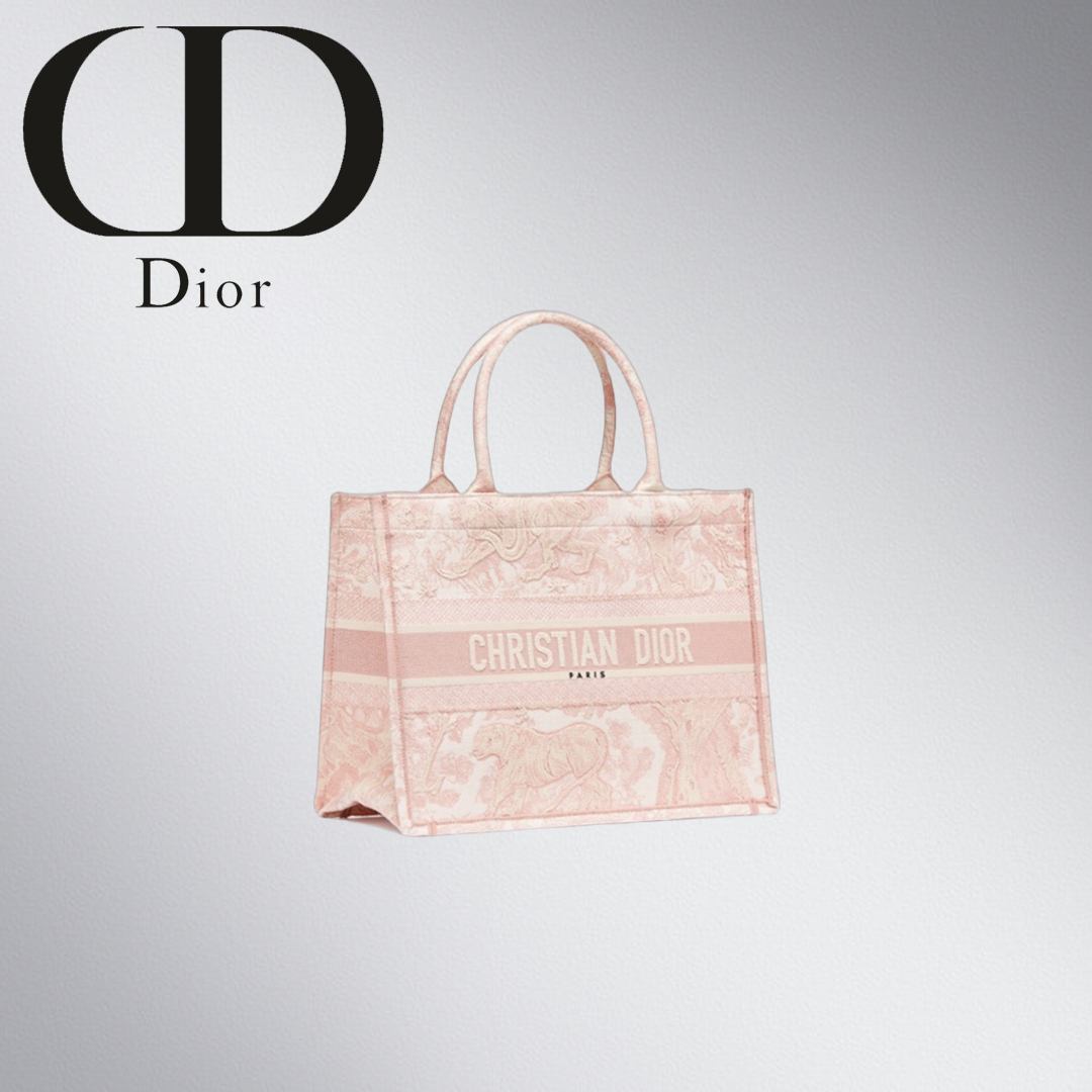 【ディオール】大人気 DIOR ブックトート キャンバス ラージ