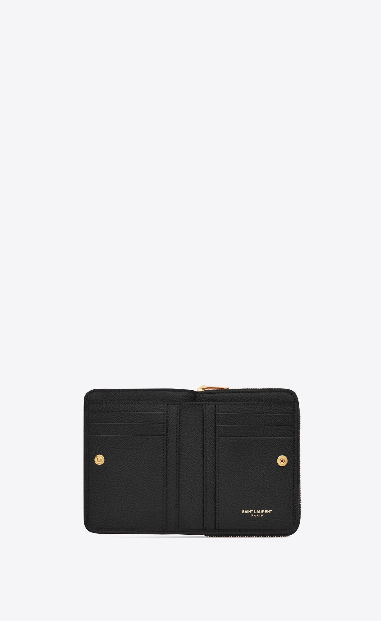 MONOGRAMクリムゾンテクスチャキルティングレザーショートジップ財布