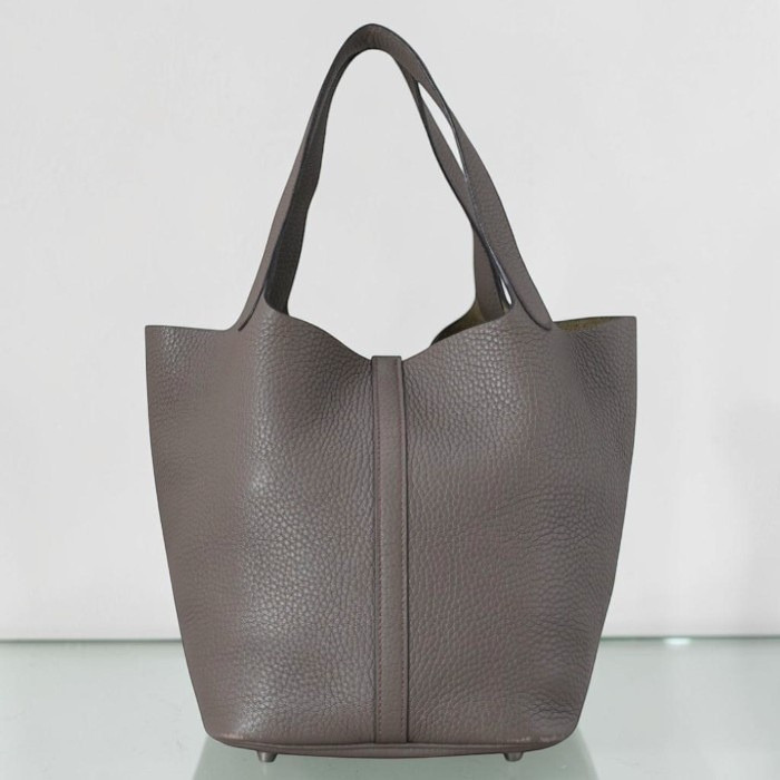 【Hermes】ピコタンロック 22 MM グレー シルバー金具・中古
