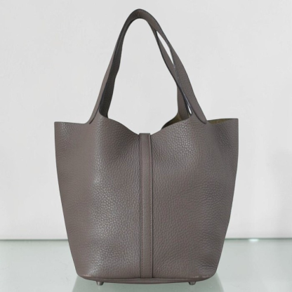 【Hermes】ピコタンロック 22 MM グレー シルバー金具・中古