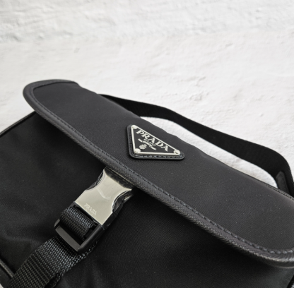 関税込★PRADA★Re-Nylon サフィアーノレザーショルダーバッグ