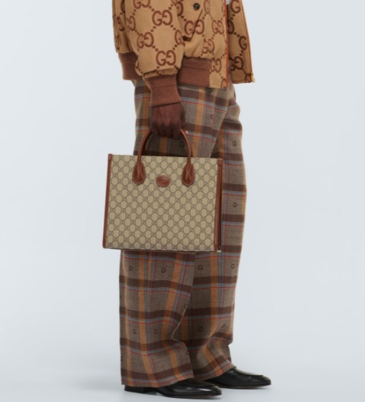 最新★GUCCI GGスプリーム スモール トートバッグ