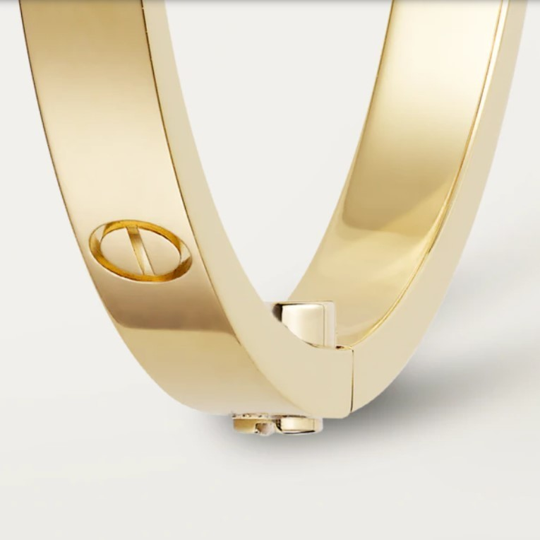 明るく美しい輝き◆Cartier◆18K LOVE ブレスレット
