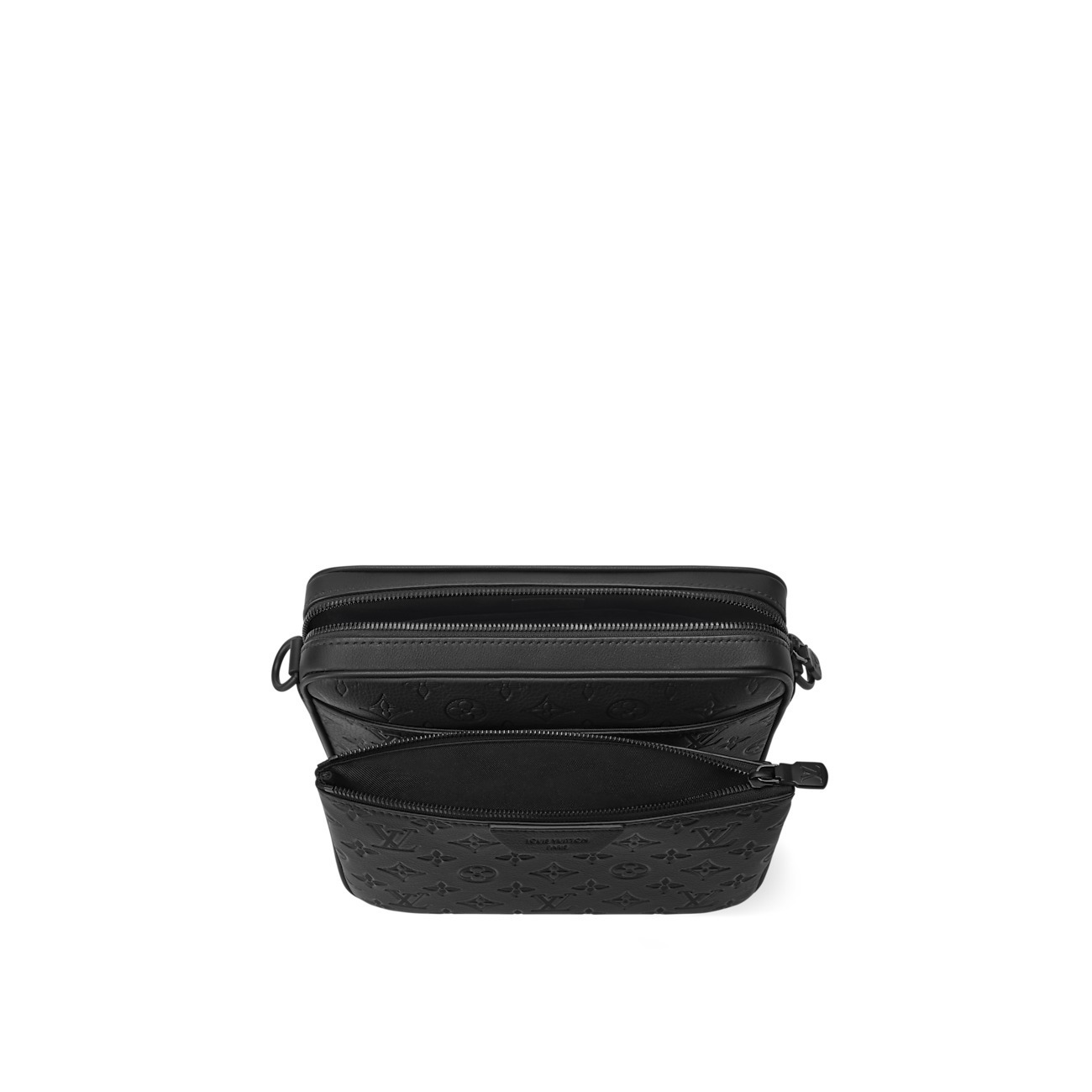 *LV*トリオメッセンジャーバッグ ブラックモノグラム