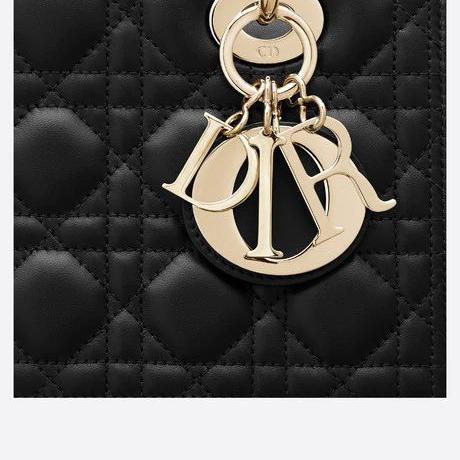【DIOR】ディオール LADY DIOR ミディアム ハンドバッグ