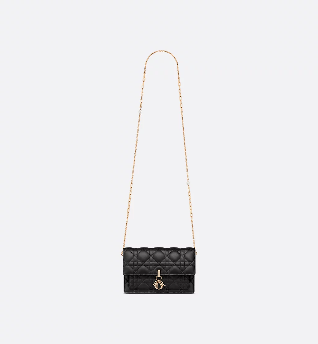 【DIOR】【人気】DIOR ディオール★LADY DIOR ラムスキン チェーンバッグ