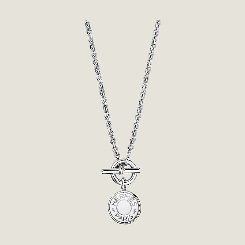 【人気オシャレ】■HERMES Ex-Libris Amulets ペンダント