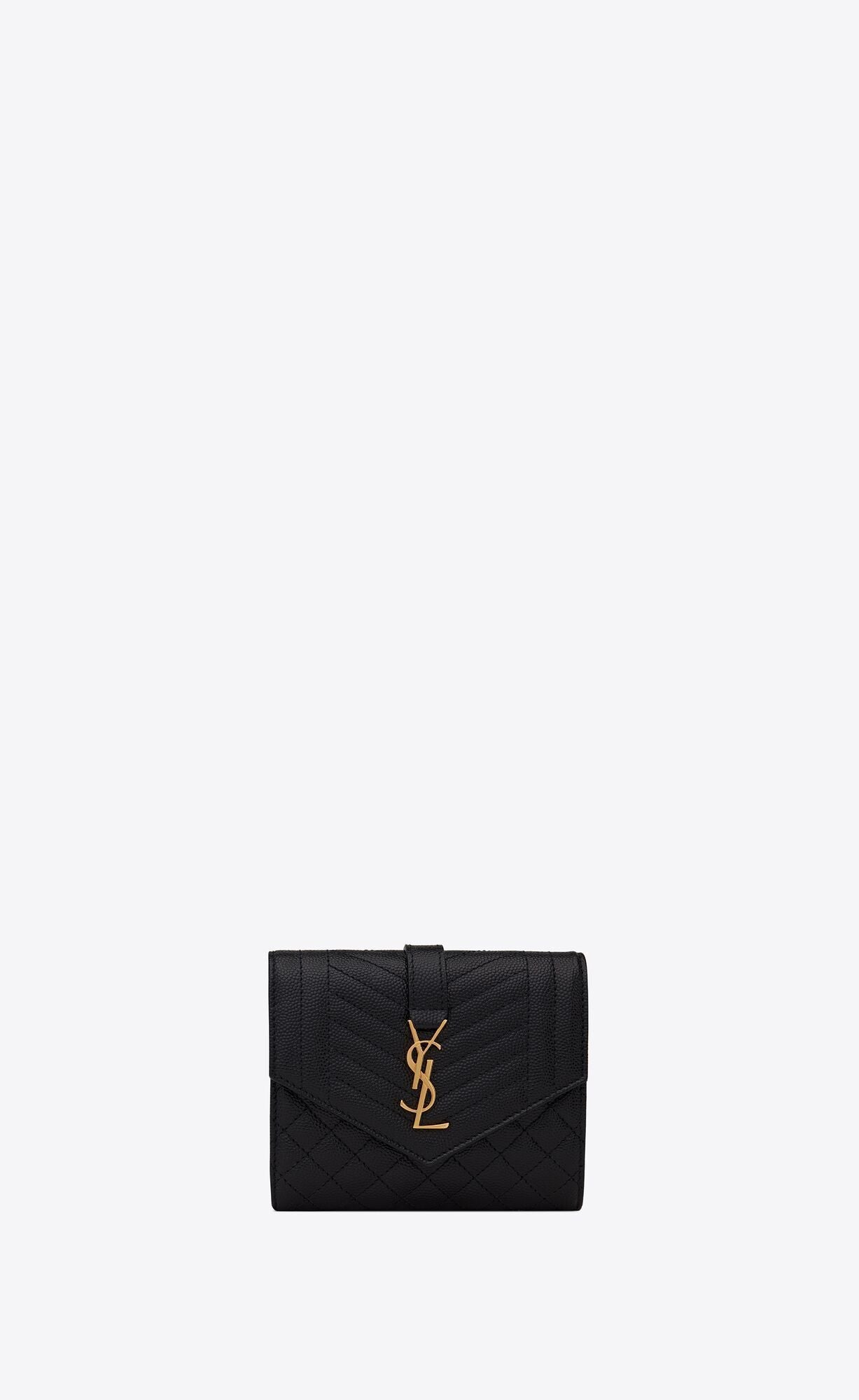 MONOGRAM短いMIXMATELASSÉグレインエンボス革財布