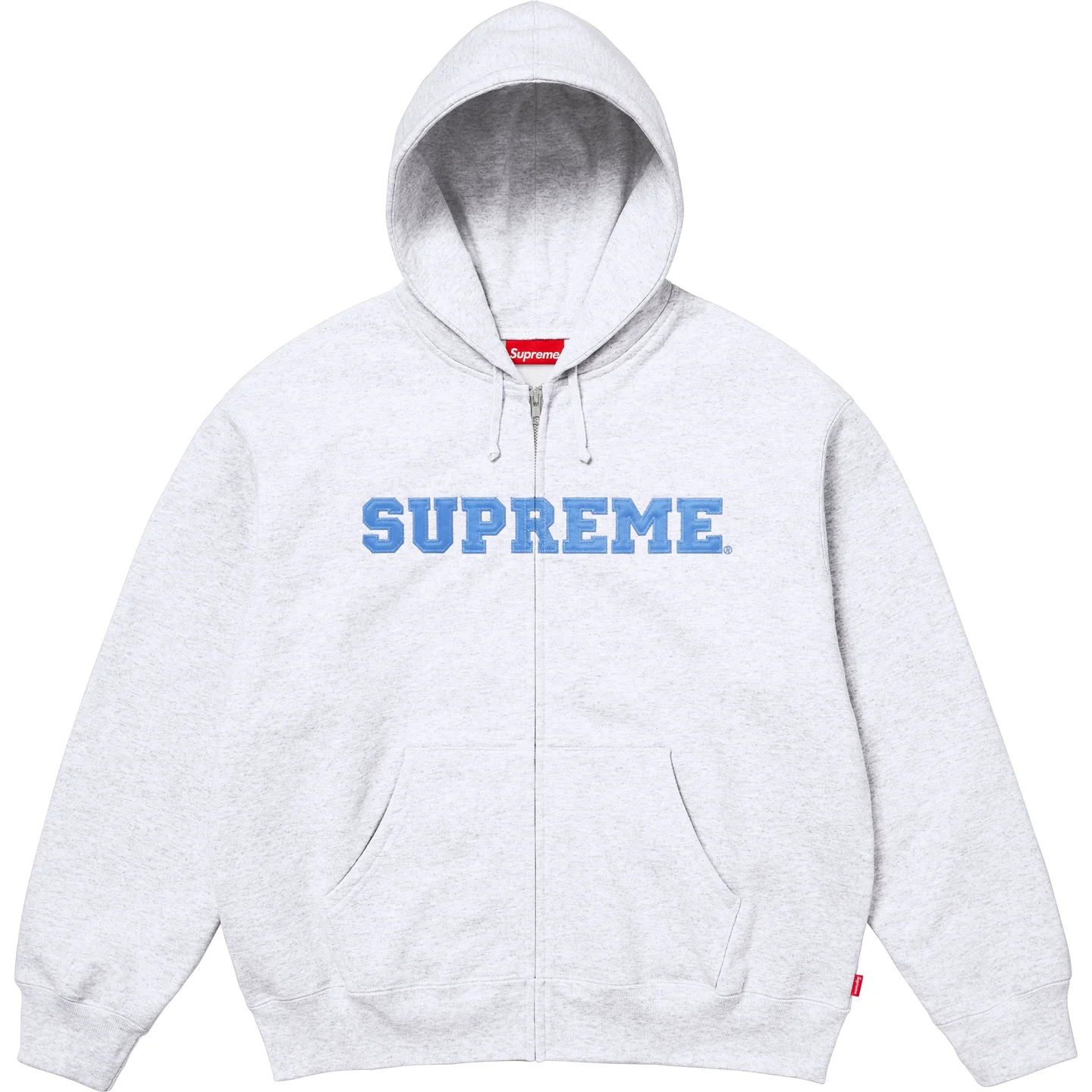 【Supreme】Collegiate Applique Zip Up Hooded Sweatshirt