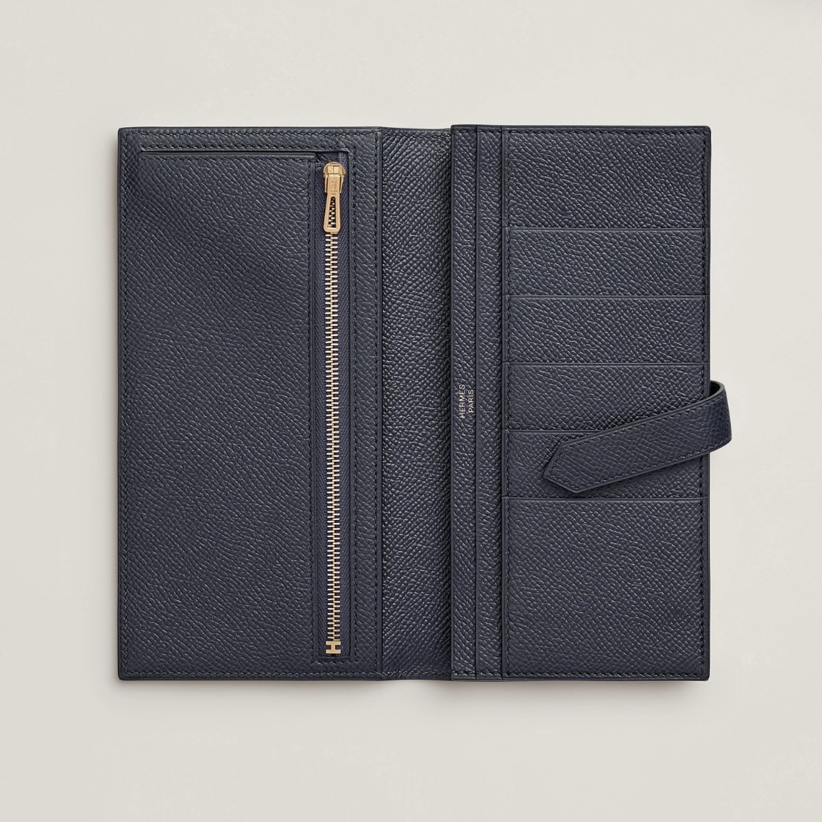 人気 定番 HERMES エルメス ベアンスフレ ブルーインディゴ 財布