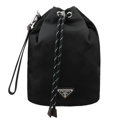 ★送料関税込★PRADA スピードロック Re-Nylon xレザー ポーチ